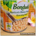 Vegetable Bonduelle France tin WHITE BEAN 400g